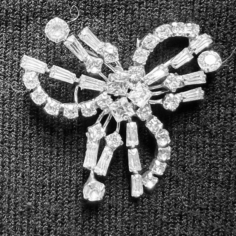 Vintage rhinestone brooch
